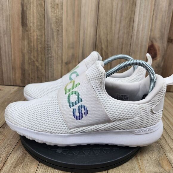 Adidas Lite Racer Adapt 4.0 Womens size 8 (Mens 7) White Athletic Running Shoes - Picture 1 of 10